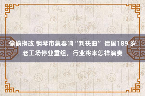 偷偷撸改 钢琴市集奏响“判袂曲” 德国189 岁老工场停业重组，行业将来怎样演奏